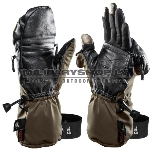 Leather LV Outer Glove Goat Skin [Size: 10]