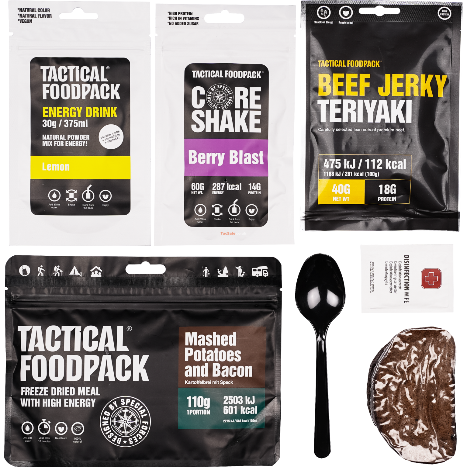 Progekt Delta Ration Box TACTICAL FOODPACK 1 Meal Ration DELTA 341g